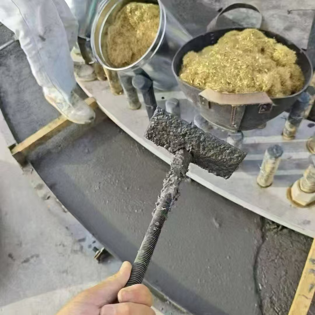 南明C120钢纤维高强无收灌浆料 轧机压缩机汽轮机发电机锻压设备底座灌浆材料